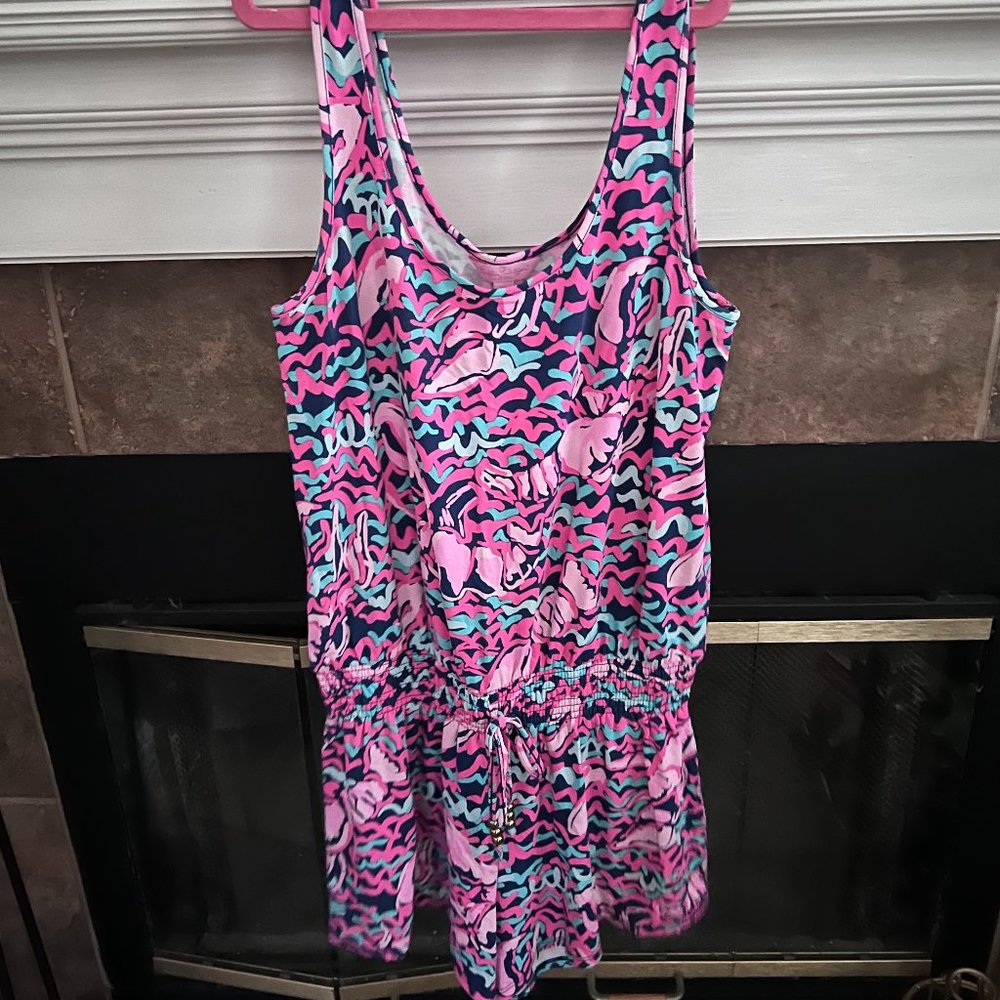 Size XS Lilly Pulitzer Short Lobster Romper